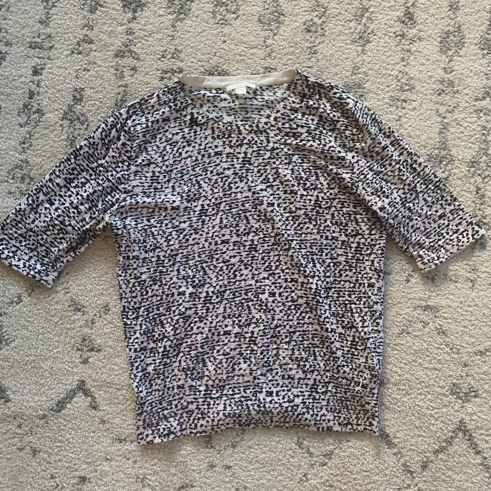 COS leopard print shirt